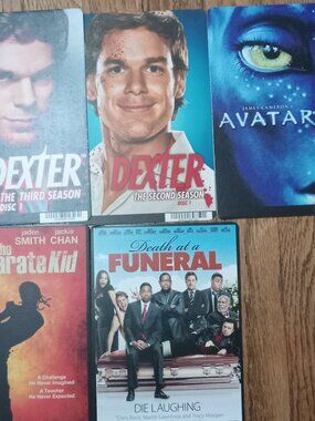 Blockbuster 8x5.5 Movie Backer Cards Dexter Avatar Movie Posters